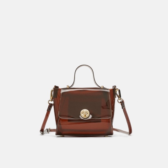 Zara Handbags - NWT • Zara • Vinyl Mini City Bag 💼